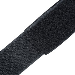 Контактная лента 50мм цвет Чёрный (велькро-липучка, на отрез)  в Стерлитамаке