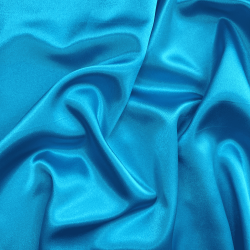 Ткань Атлас-сатин (Ширина 150см), цвет Голубой (на отрез) УЦЕНКА в Стерлитамаке