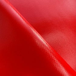 Тентовый материал ПВХ 600 гр/м2 плотная, Красный (Ширина 150см), на отрез  в Стерлитамаке, 600 г/м2, 1189 руб