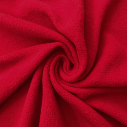 Флис Односторонний 130 гр/м2, цвет Красный (на отрез)  в Стерлитамаке