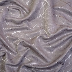 Ткань Блэкаут для штор светозатемняющая 75% &quot;Ледовое тиснение цвет Серый&quot; (на отрез)  в Стерлитамаке