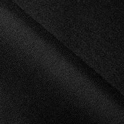 Ткань Oxford 600D PU (Ширина 1,48м), цвет Черный (на отрез) в Стерлитамаке