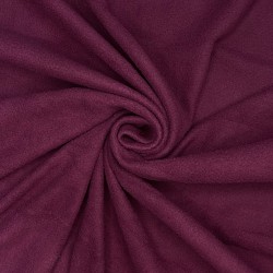 Ткань Флис Односторонний 130 гр/м2 (Ширина 150см), цвет Бордовый (на отрез) в Стерлитамаке