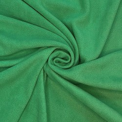 Ткань Флис Односторонний 130 гр/м2 (Ширина 150см), цвет Зелёный (на отрез) в Стерлитамаке