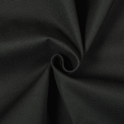 Ткань смесовая Канвас 35/65, цвет Черный (на отрез)  в Стерлитамаке