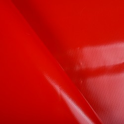 Ткань ПВХ 450 гр/м2, Красный (на отрез)  в Стерлитамаке