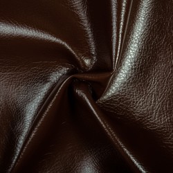 Ткань Дерматин (Кожзам) для мебели (Ширина 138см), цвет Коричневый (на отрез) в Стерлитамаке