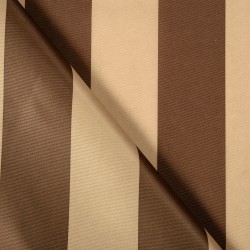 Ткань Оксфорд 300D PU, Бежево-Коричневая полоска (на отрез)  в Стерлитамаке