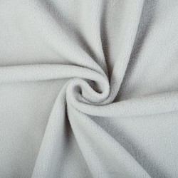 Ткань Флис Односторонний 180 гр/м2 (Ширина 150см), цвет Светло-Серый (на отрез) в Стерлитамаке
