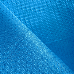 Ткань Oxford 300D PU Рип-Стоп СОТЫ, цвет Голубой (на отрез) в Стерлитамаке