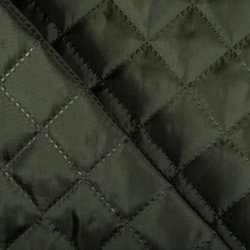 Стеганая подкладочная ткань с синтепоном (100гр/м2) (Ширина 150см), цвет Хаки (на отрез) в Стерлитамаке