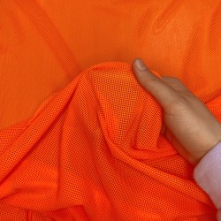 Трикотажная Сетка 75 г/м2, цвет Оранжевый (на отрез)  в Стерлитамаке