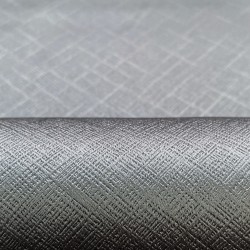 Ткань Блэкаут для штор светозатемняющая 100% &quot;Орнамент Серый&quot; (на отрез)  в Стерлитамаке