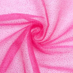 Фатин (мягкий) (Ширина 1,5м),  Розовый Металлик (на отрез) в Стерлитамаке